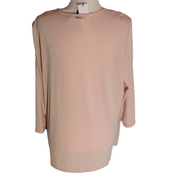 Calvin Klein Chiffon Overlay Top. New With Tickets. Size Large - Picture 2 of 5